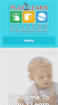 Mobile Screenshot of play2learnacademy.com